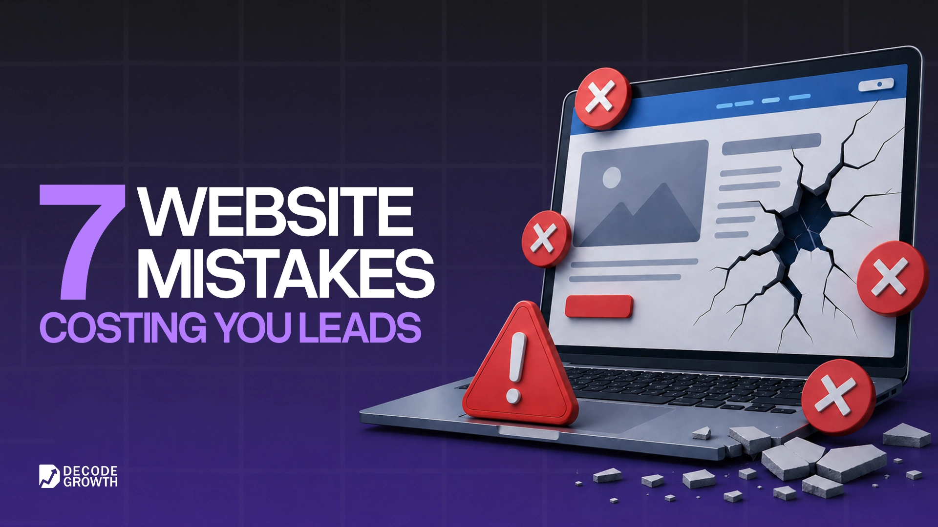 Why Your Website Isn’t Getting Leads: 7 Mistakes to Fix Fast