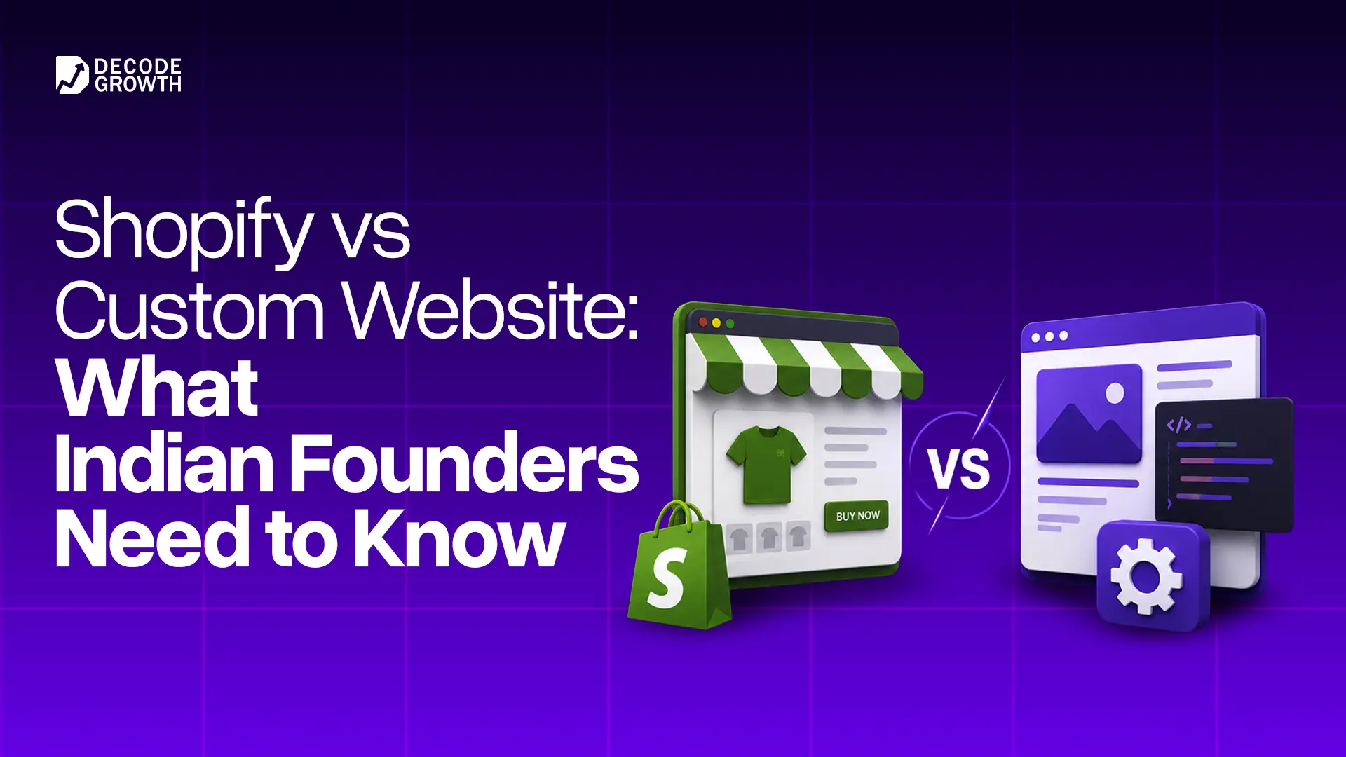 Shopify vs Custom Website: What Indian Founders Actually Need to Know Before Building